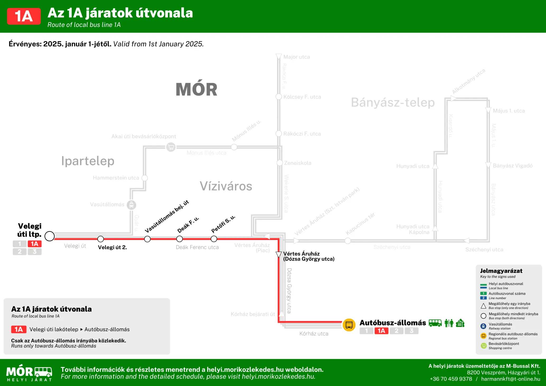Mór helyi járat | Menetrendek és friss információk - helyi.morikozlekedes.hu
