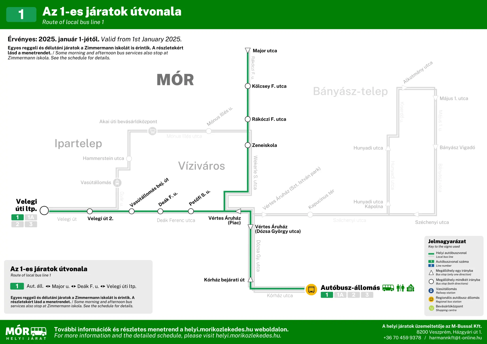 Mór helyi járat | Menetrendek és friss információk - helyi.morikozlekedes.hu