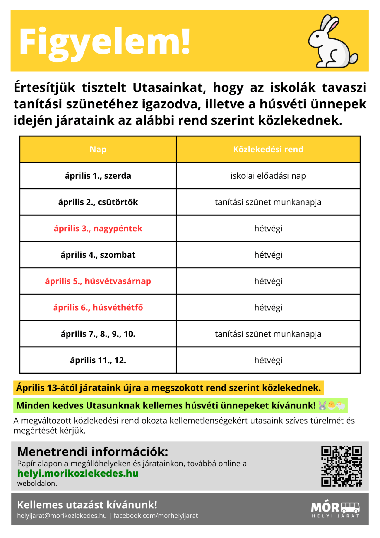Közlekedés az ünnepi időszakban